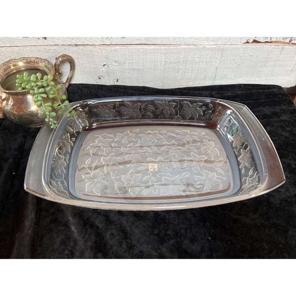 Princess House Fantasia Crystal Oblong Baking Dish 8" x 11" x 2"